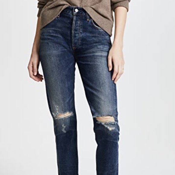 SOLD - Citizens of Humanity Liya High Rise Crop Jeans - Picture 1 of 8